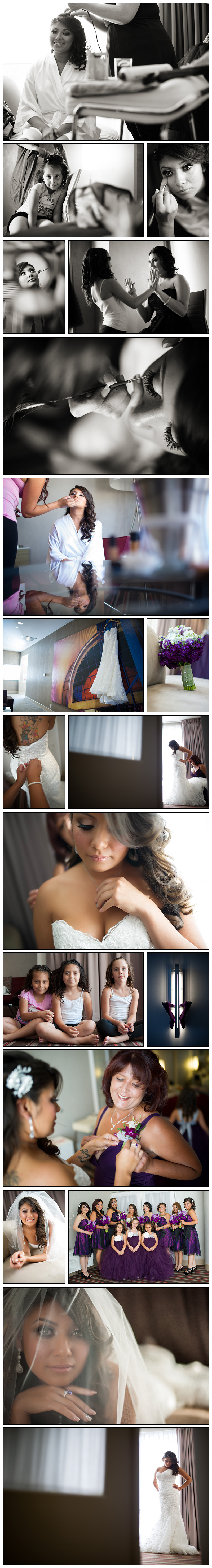 Bride Getting Ready Hilton San Jose